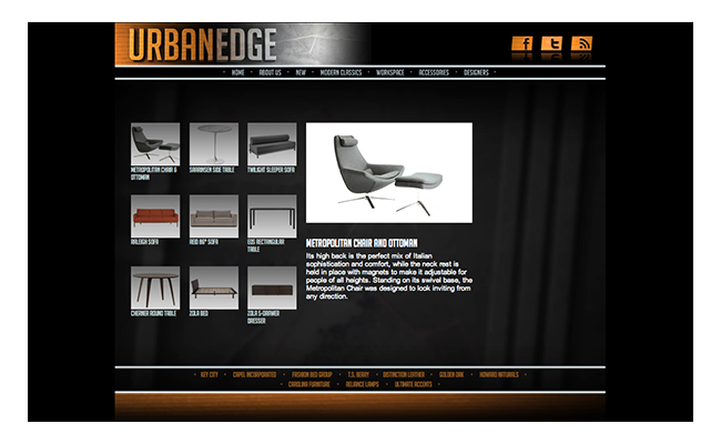 Dalby Urban Edge website design